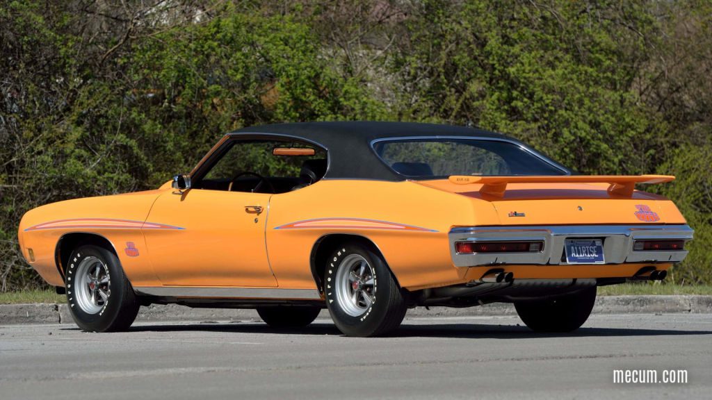 Orbit Orange 1970 GTO Judge with Rear Spoiler