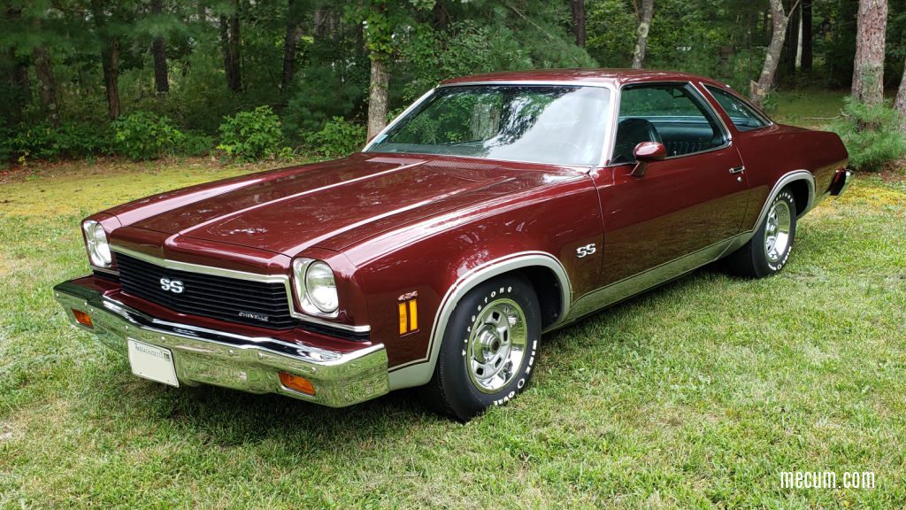 Photo of a 1973 SS Chevelle, a transition into a new automotive era.