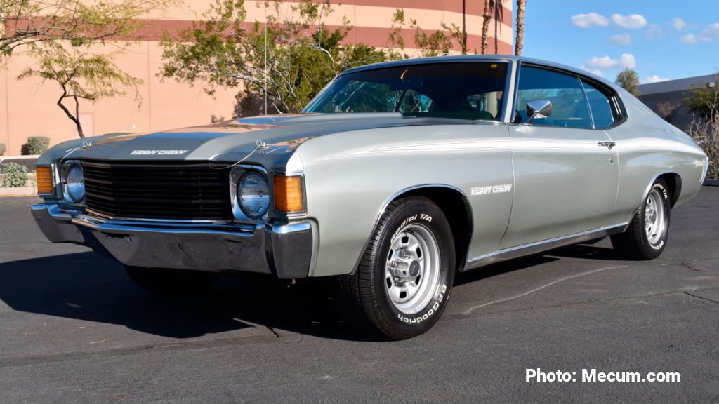 Photo of a silver 1971 Heavy Chevy