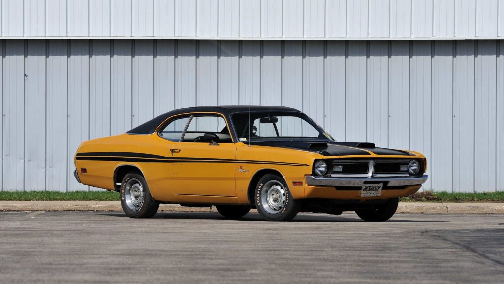 Photo of a Butterscotch 1971 Dodge Demon GSS